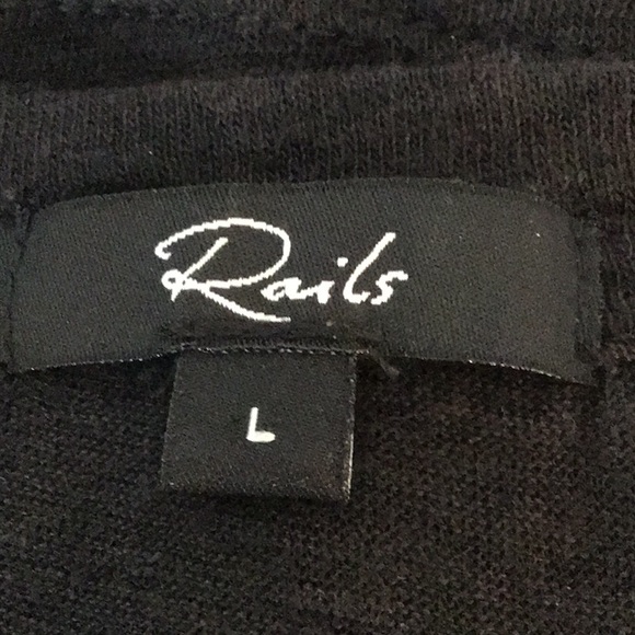 Rails Cara Black Rivet Star Short Sleeve Top - Picture 5 of 7